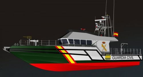 Bateau de surveillance - GUARDIA CIVIL - Drassanes Dalmau, S.A - in-bord