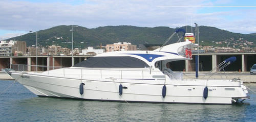 Motor-yacht de pêche sportive - CORMORAN HARO - Drassanes Dalmau, S.A - avec timonerie / coque semi-planante