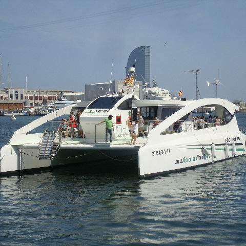 Bateau promenade - ECO SLIM  - Drassanes Dalmau, S.A - catamaran / in-bord / solaire électrique