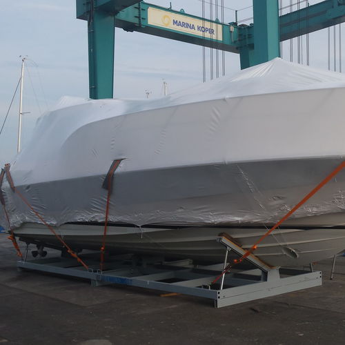 Ber de bateau à moteur - SET EXPO Ton. 15 - Naval Tecno Sud - ajustable / mobile / de transport lourd