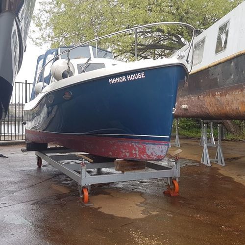 Ber de bateau à moteur - SE Sella per barca a motore Ton. 7 - Naval Tecno Sud - mobile / charge sur 4 points
