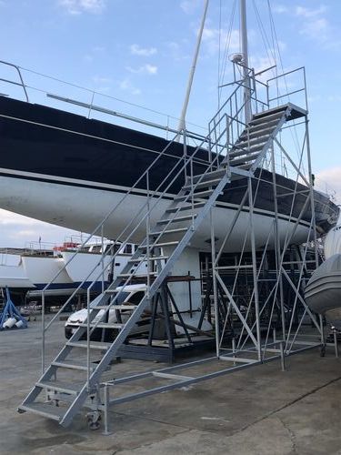 Échelle pour bateau - SMSS - Naval Tecno Sud - pour voilier / pour navire / pour chantier naval