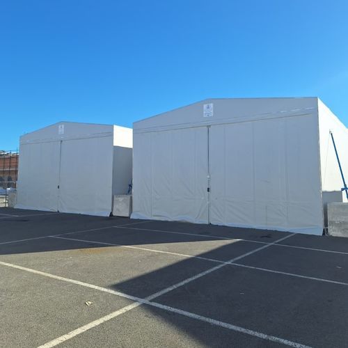 Abri temporaire pour réparation - CAB - Naval Tecno Sud - de peinture
