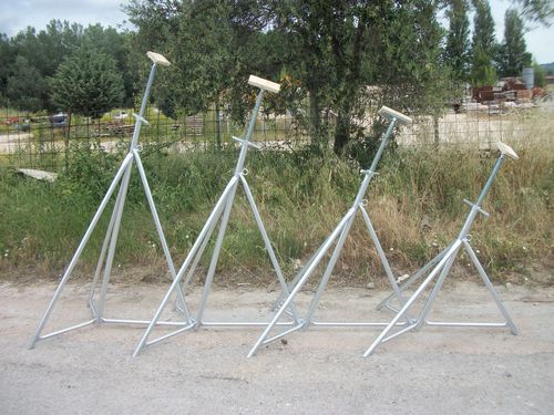 Pied de mise sur cale pour voilier - CIL - Naval Tecno Sud - ajustable / galvanisé