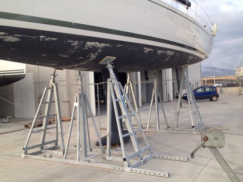 Ber pour voilier - MBV Ton. 13 - Naval Tecno Sud - inclinaison réglable / transportable
