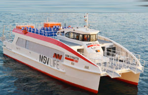 Ferry à passagers catamaran - 19 - Gold Coast Ships Australia - à grande vitesse / hybride / côtier