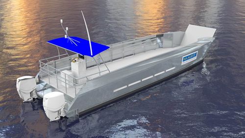Barge de travail - Gold Coast Ships Australia - hors-bord / en aluminium