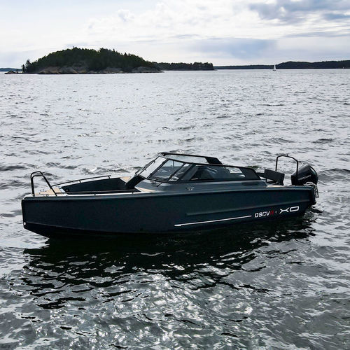 Runabout hors-bord - DSCVR 9 - XO Boats - à double console / bow-rider / open