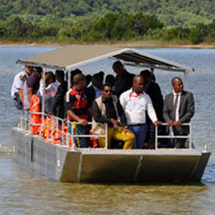 Bateau à passagers - JB 850 - Ocean Legacy Marine - hors-bord / en aluminium / jon boat
