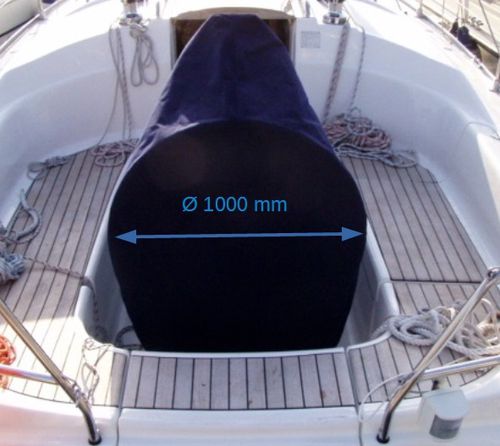 Housse de protection de barre à roue - BAV30CR-8-1000 - BIMINI TOP NAUTICA - pour voilier / de console / de table de cockpit