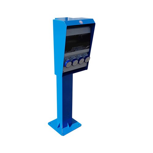 Borne avec éclairage intégré - SIMPLY - New VMR SRL - de distribution électrique / de distribution d'eau / de recharge