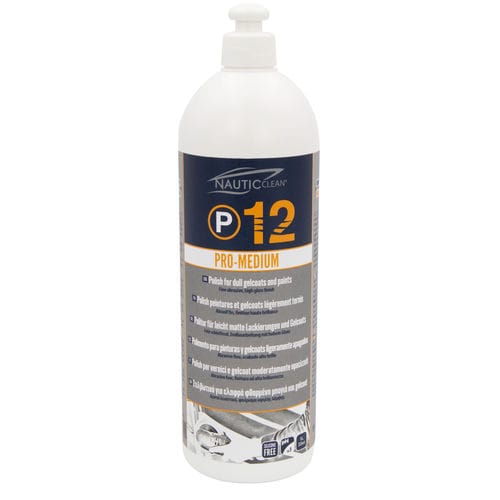 Polish pour bateau - 12 PRO-MEDIUM - NAUTIC-CLEAN - abrasif