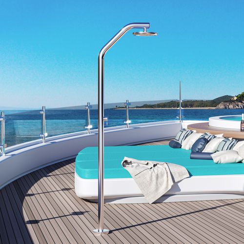 Douche pour yacht - Doccia Doride Y DB BC M - Inoxstyle - en acier inox / pour ponton / pour bateau