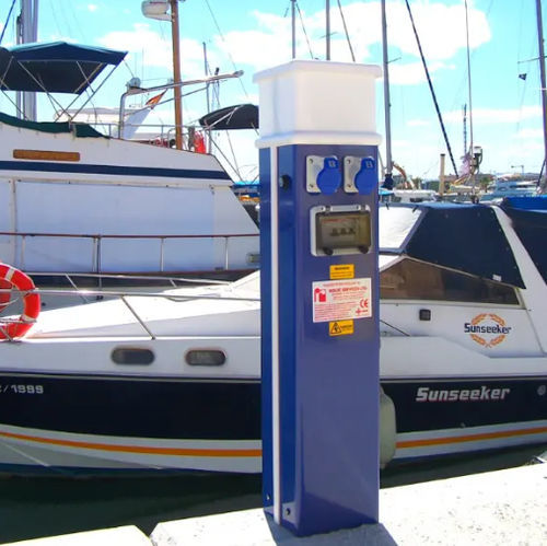 Borne de distribution d'eau - Classic - Lindley Marinas - de distribution électrique / d'éclairage / pour ponton