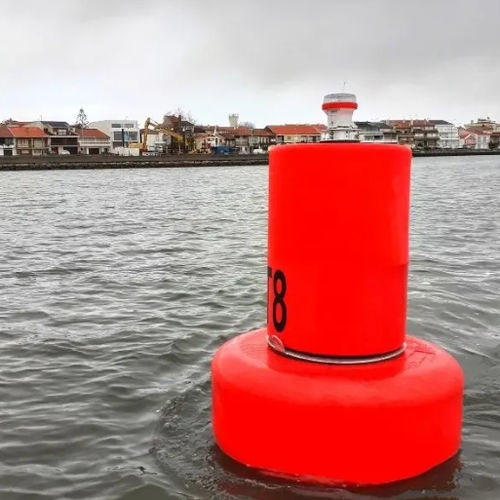 Bouée de signalisation - B1250A - Lindley Marinas - pour terminal portuaire / jaune / rouge