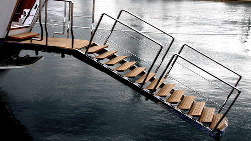 Passerelle d'embarquement de super-yacht - APOLLON 6R SPECIAL BL - NV | SuperYacht Accessories - télescopique / pliante / escamotable