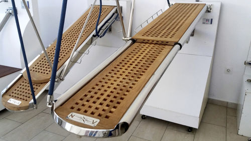 Passerelle pour bateau - ATHENE - NV | SuperYacht Accessories - pour yacht / pour voilier / télescopique