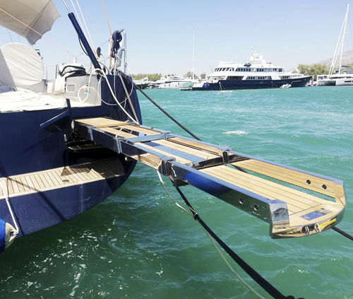 Passerelle hydraulique - NV APOLLON 4ST - NV | SuperYacht Accessories - pour yacht / modulaire