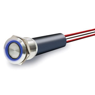 Interrupteur pour bateau - BT15LEDSW - Bocatech - pour WC / à bouton poussoir / LED