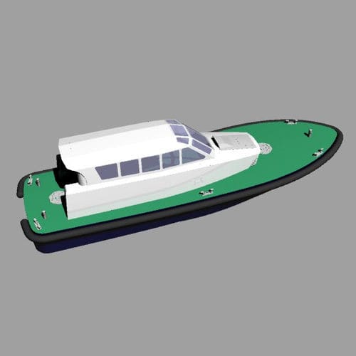 Bateau pilote - MARTINEZ CONSTRUCTIONS NAVALES - in-bord / en polyester