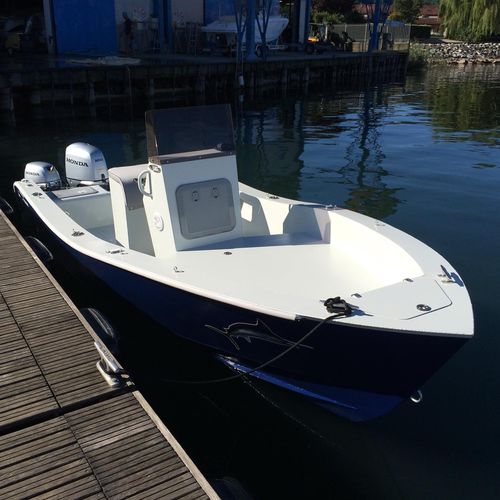 Coque open hors-bord - 20 Big Fisher - NAUTICA CANCELLI CESARE - à console centrale / de pêche sportive / en aluminium
