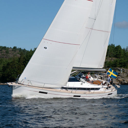 Voilier de croisière - N451 AC - Najad - 3 cabines / bout-dehors / double barre à roue