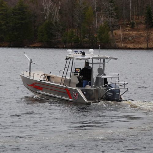 Bateau de sauvetage - 20’ - Stanley Aluminum Boats - bateau de débarquement / hors-bord