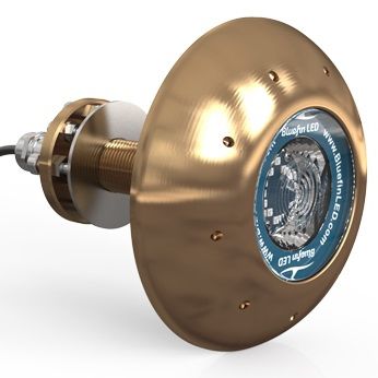 Éclairage sous-marin pour bateau - Manta Ray MR20 - BluefinLed - pour super-yacht / à LED / passe-coque