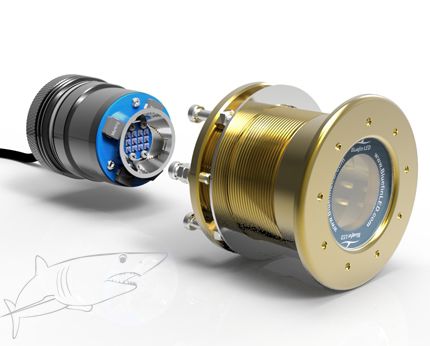 Éclairage sous-marin pour bateau - Mako M12 IFM  - BluefinLed - pour yacht / à LED / passe-coque