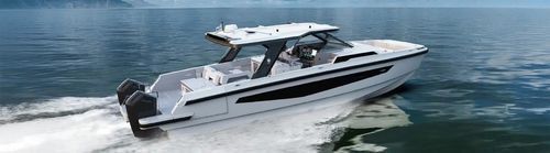 Vedette catamaran - 45 Sport - AQUILA POWER CATAMARANS - hors-bord / bimoteur / carène à redan