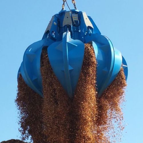 Grappin de décharge électrohydraulique - Orange Peel - Kardesler Kepçe Gemi Mak. Ins. San. Ve Tic. Ltd. Sti. - à 1 griffe / pour navire vraquier