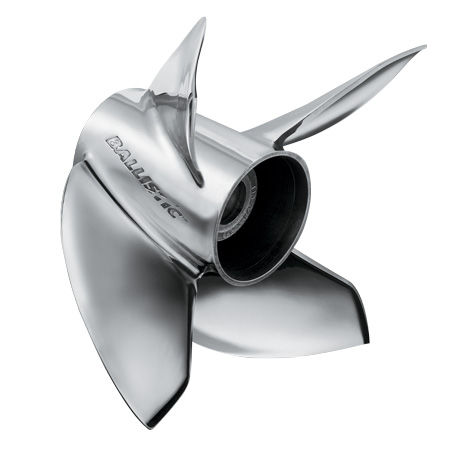 Hélice à pas fixe - Ballistic - Michigan Marine Propulsion - hors-bord et stern-drive / 4 pales / en inox