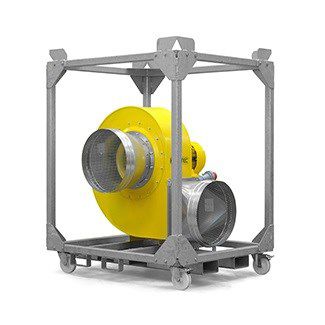 Ventilateur pour chantier naval - TFV 600 - TROTEC GmbH - pour grands volumes d'air / centrifuge / axial