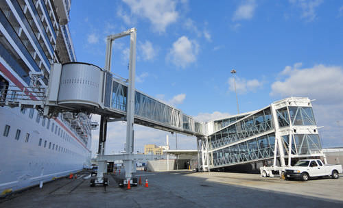 Passerelle d'embarquement pour terminal - KRONUS - ADELTE - télescopique / motorisée / légère