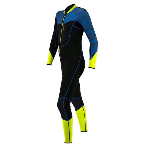 Combinaison Plongée Aqualung Femme Néoprène 5mm - AQUAFLEX Noir/Gris