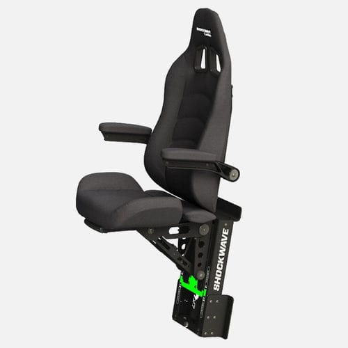 Siège pilote - SW-S2-1202-BM  - Shockwave Seats - pour bateau à usage professionnel / pour bateau offshore / avec accoudoirs