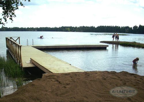 Ponton flottant - 091900 - A-Marinas - d'amarrage / pour marina / en matière plastique