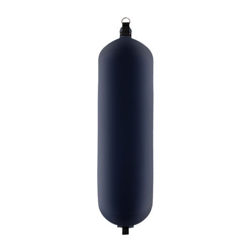 Pare-battage pour bateau - C124 - Fendertex - cylindrique / noir / bleu