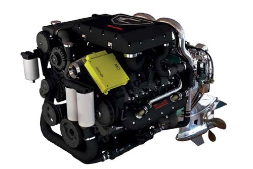 Moteur in-bord - V8 500 VGT - MarineDiesel - diesel / pour bateau professionnel / common-rail