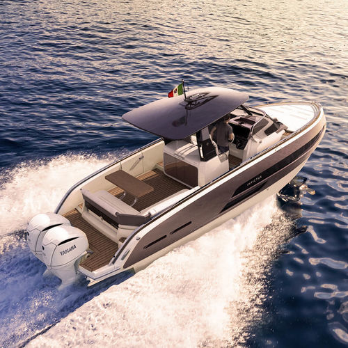 Coque open hors-bord - GT320S - Invictus Yacht - bimoteur / à console centrale / de croisière
