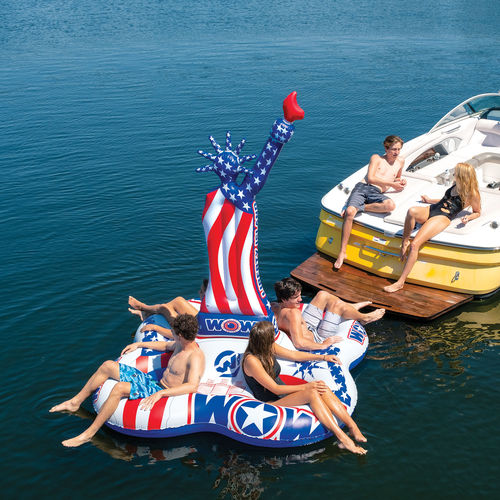 Jeu aquatique île - Liberty - WOW World of Watersports - pour base de loisirs / gonflable