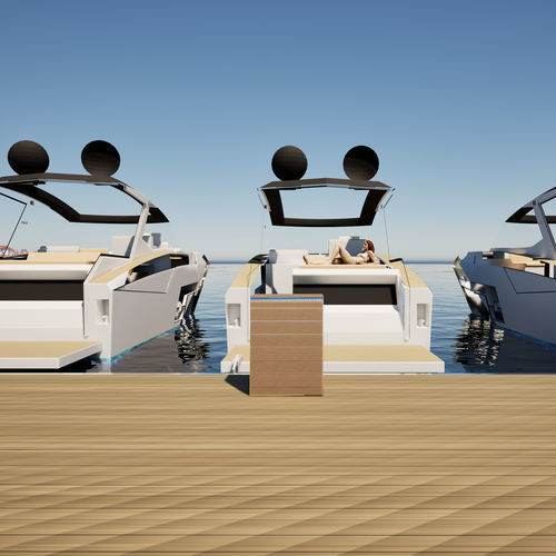Borne de distribution électrique - Leonardo S.r.l. - pour yacht / pour marina / d'acier inoxydable