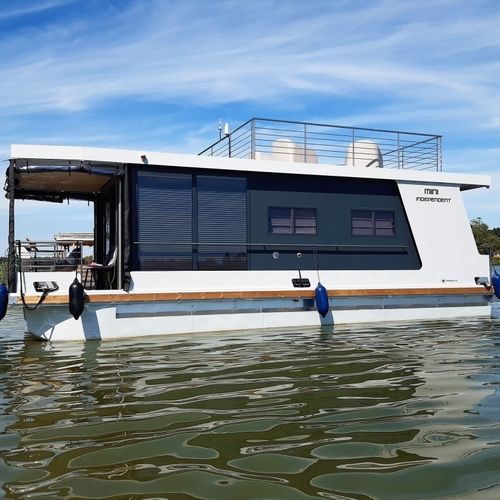 Bateau maison catamaran - MINI - Waterbus S.C. - hors-bord / diesel / de charter