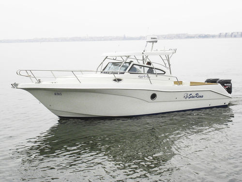 Cabin-cruiser hors-bord - 930 T-Top - San Remo Boats - bimoteur / à fly / 4 couchages