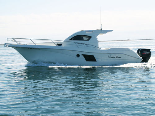 Cabin-cruiser hors-bord - OffShore Pro - San Remo Boats - bimoteur / hard-top / offshore