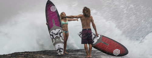 Planche à voile de vagues - CHAMELEON 5X - Novenove International - allround / quad fin / tri fin