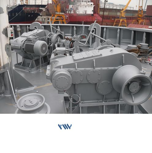 Guindeau électrique - YMV-WW/E/H- - YMV CRANE AND WINCH SYSTEMS - pour navire / horizontal / sur le pont