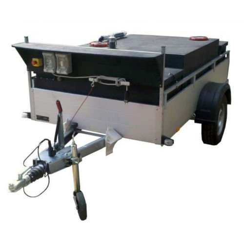 Remorque de pompage - Eco-pump - AZURETREND | ECOTANK | EMERGENSEA | MONAWA - des eaux usées / à 1 essieu