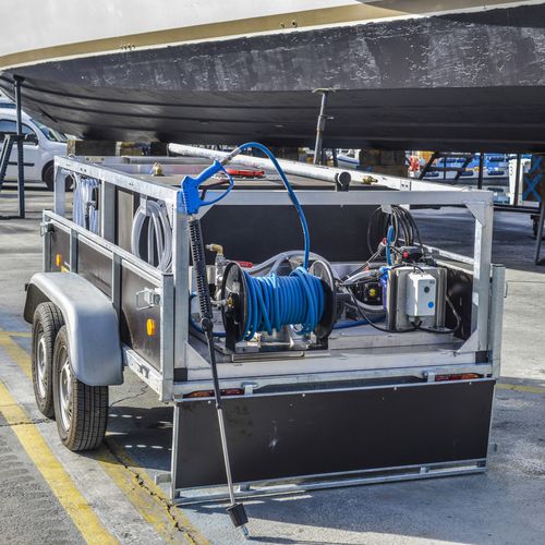 station de nettoyage mobile pour bateau - Ecotank - Monawa