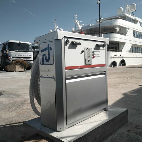 Borne de pompage pour marina - Eco-pump - AZURETREND | ECOTANK | EMERGENSEA | MONAWA - pour bateau / pour chantier naval / de navire